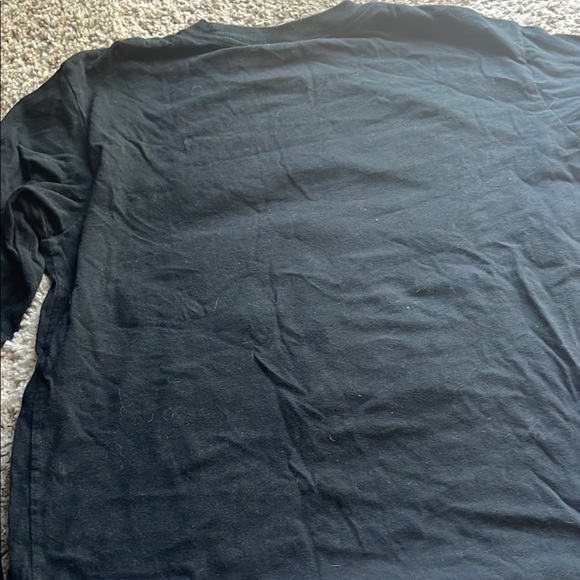 Vans Black Tee with Checkered Flame Graphic - Picture 4 of 4